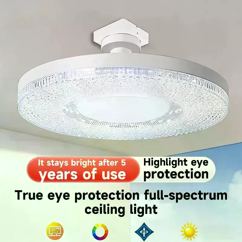 1Pcs Energy-Saving Bulb Ultra-Bright Ceiling Light Universal E27 LED Crystal UFO Light Bulb For Home Living Room Bedroom