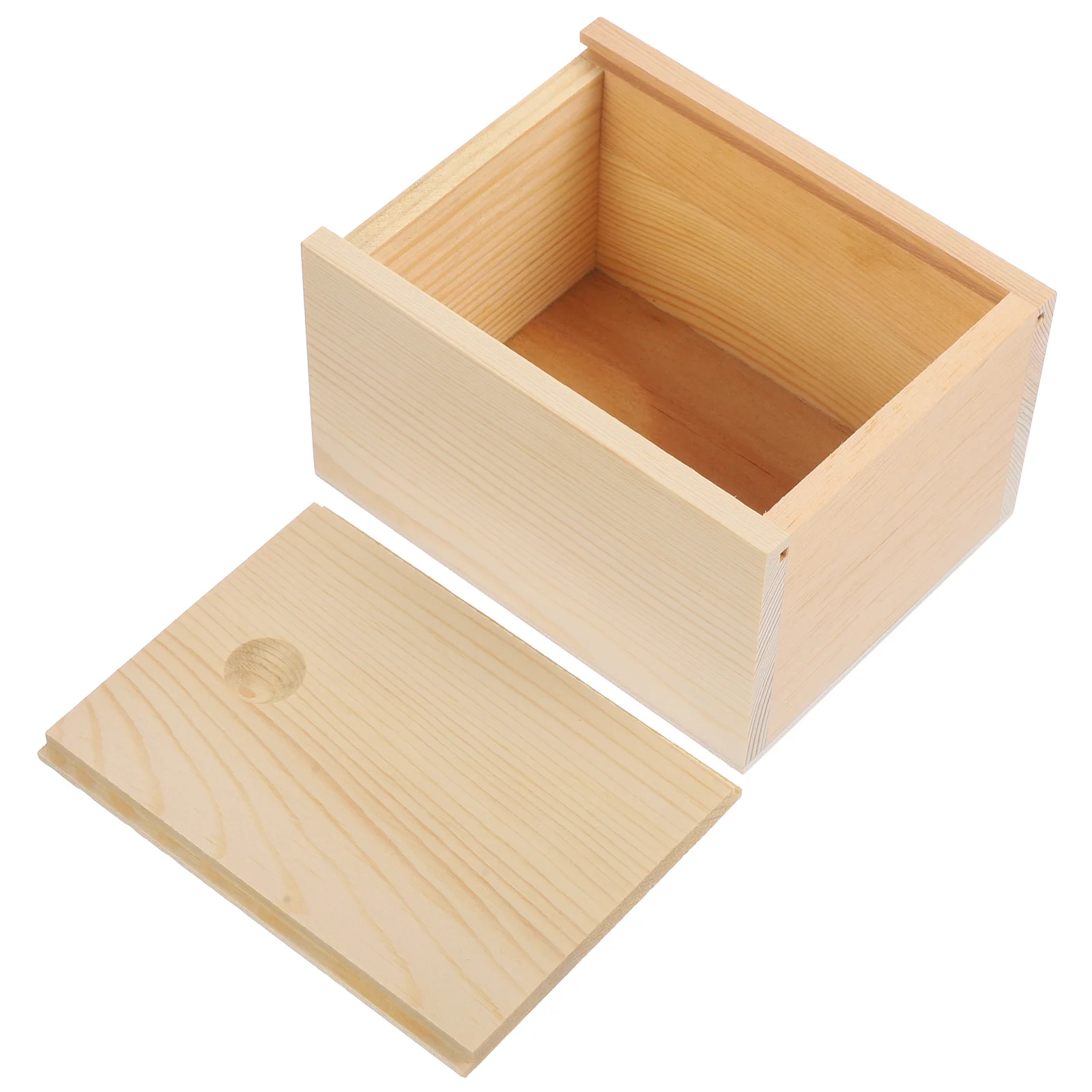 

Wood Storage Box with Slide Lid Wooden Box Wood Box with Sliding Box for Home wooden box with sliding lid