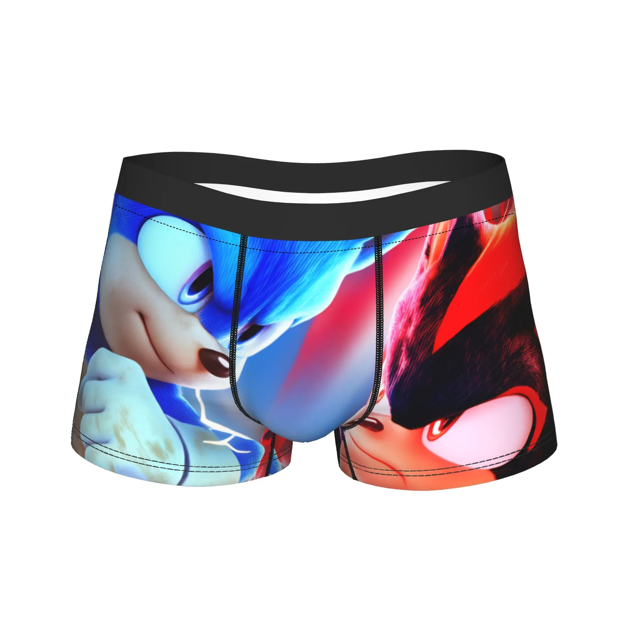 

Sonicsed and Shadowed Underwear Males Underpants Customs Novelty Trunk Hot Sale Shorts Briefs Plus Size 2XL