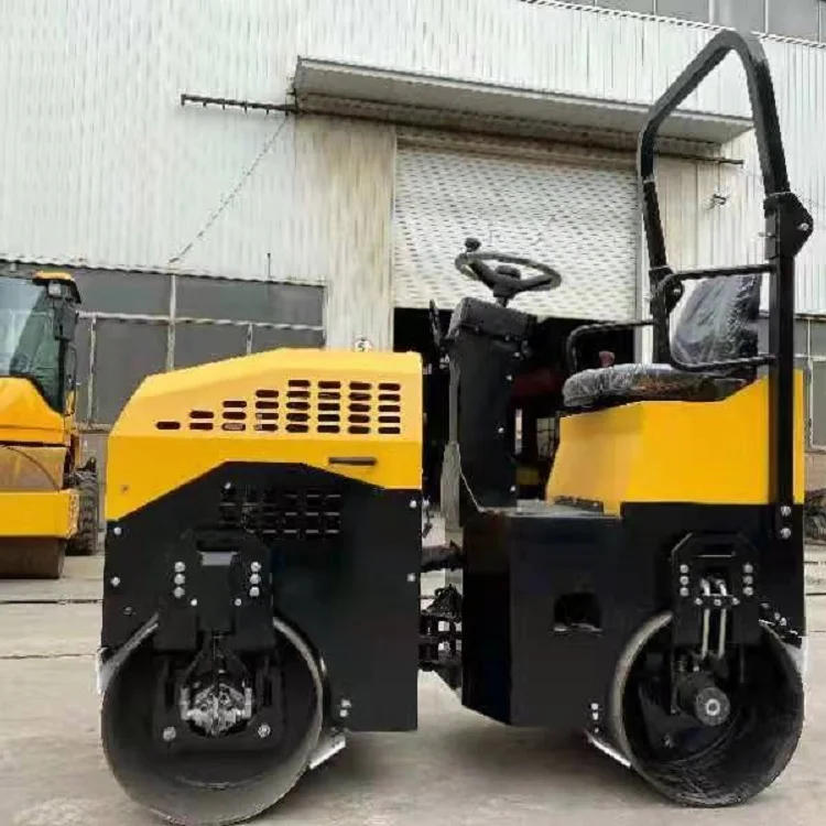 Manufacturer Factory Price THD1000 Mini Low Fuel Concrete Road Roller Hydraulic Roller Compactor for Exporting