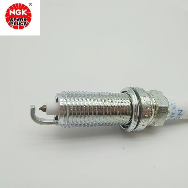 【1111】 4Pcs Original NGK LZKAR6AP-11 6643 Platinum Spark Plugs For Nissan