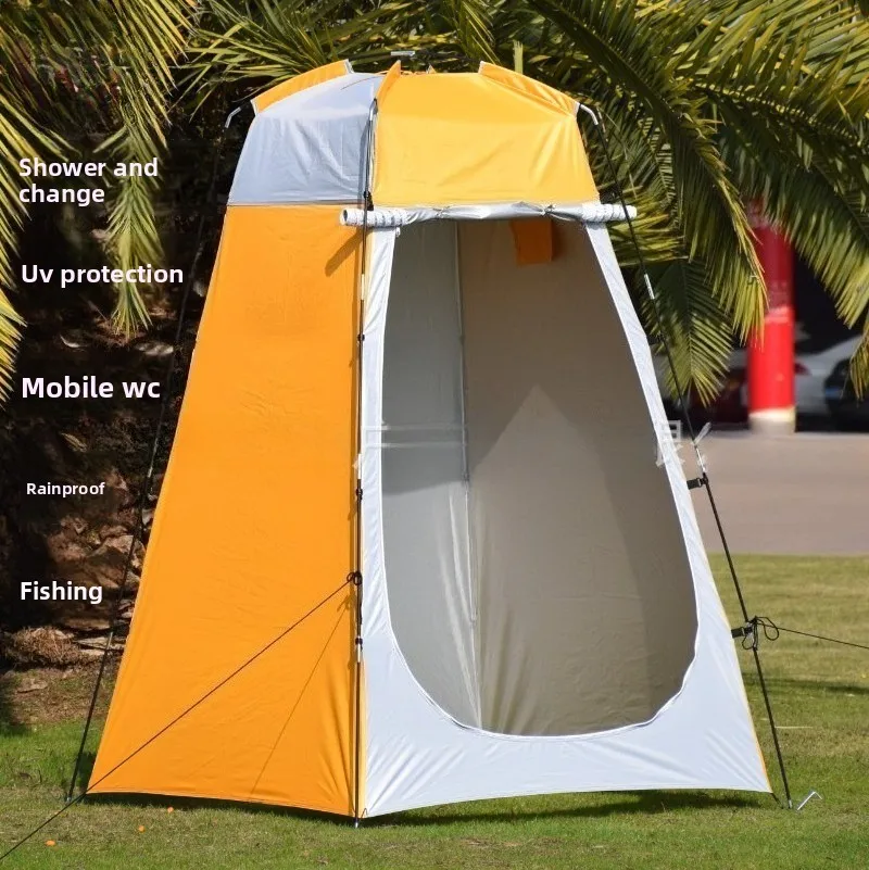 

Outdoor Portable Changing Tent Bathing Warm Tent Exterior Swimming Changing Room Mobile Toilet Tent