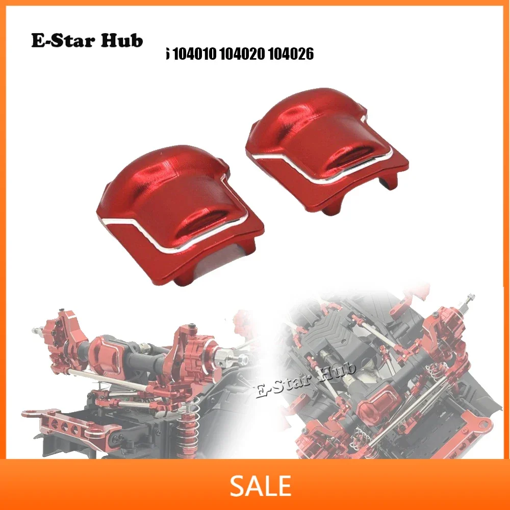 

Front and Rear Axle Rear Covers for WLtoys 104006 104010 104020 104026 RC Car Metal Upgrade OP Accessories Parts Kit