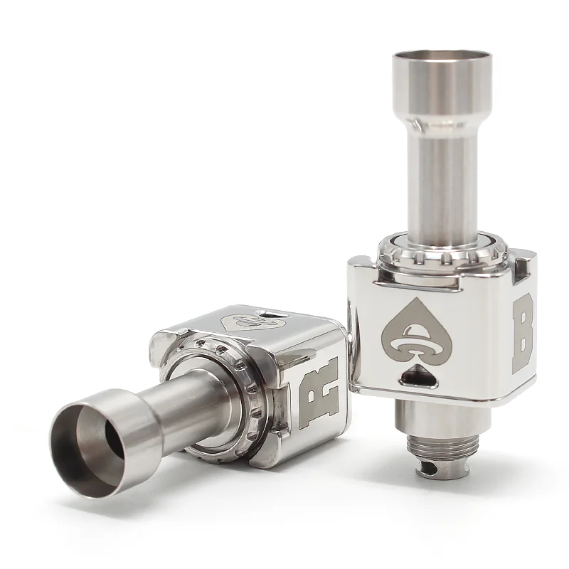 Atomiseur précieux pour boîte à billettes, mod BB DNA, 60W, modes MTL à RDL à DL avec 8 broches à air, SXK Spade RBA par Blackrose BB Bridge Boro
