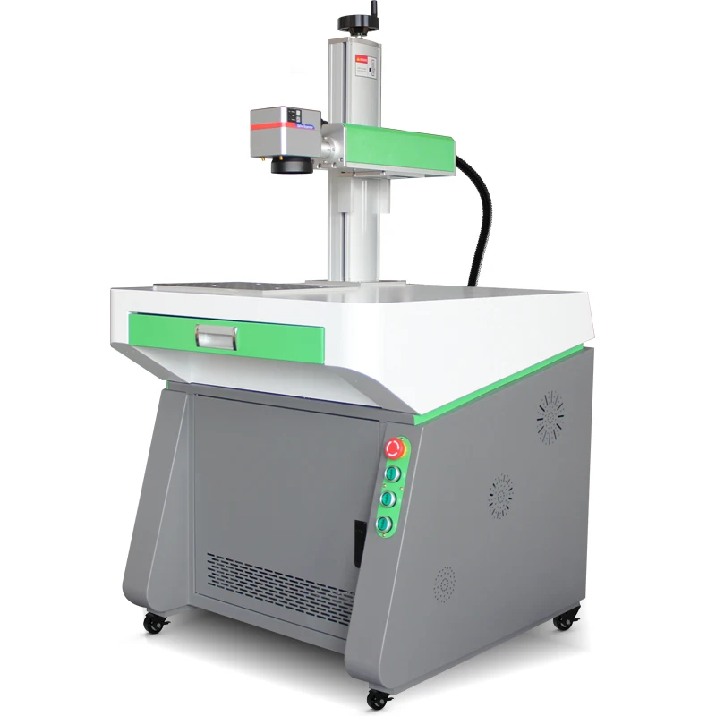 KETAI LASER JPT MOPA Color Marking Hine 20W/30W/60W Fiber Laser For Metal And Plastic With Rotary