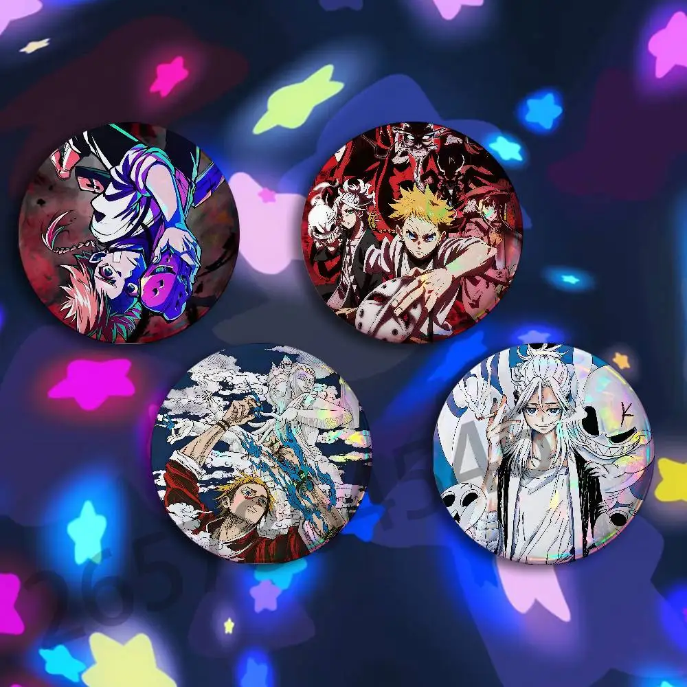 T-the vermilion M-mask Button Pin Single Pack Anime Merch for Ita Bags Badge Collectible Buttons TH