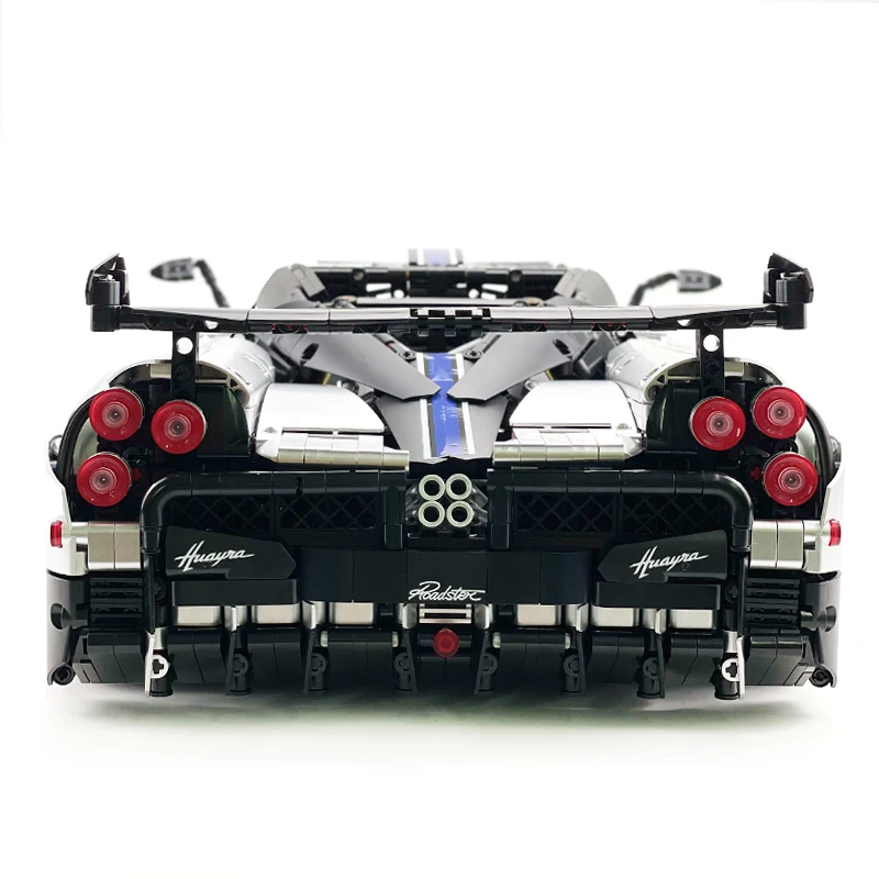 재고 있음 MOC 142670 Huayra 기술 슈퍼 스포츠카 빌딩 블록 높은 난이도 모델 레이싱 벽돌 Chrismas Aldult Boy Toys