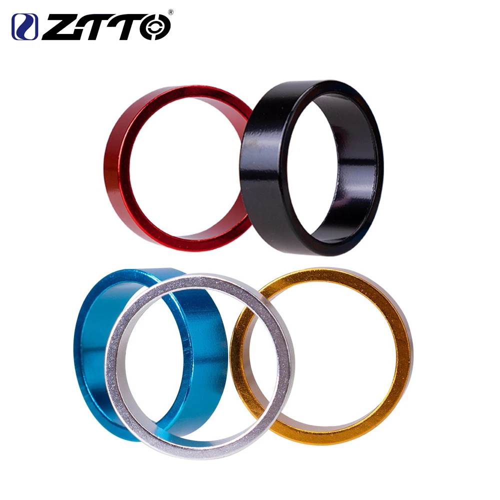 ZTTO Fahrradgabel-Unterlegscheibe, 5 mm, 10 mm, 15 mm, MTB, Rennrad, Headset, Unterlegscheibe, Gabelvorbau, Höhenverstellungsring für 1-1/8 28,6 mm Lenkrohr