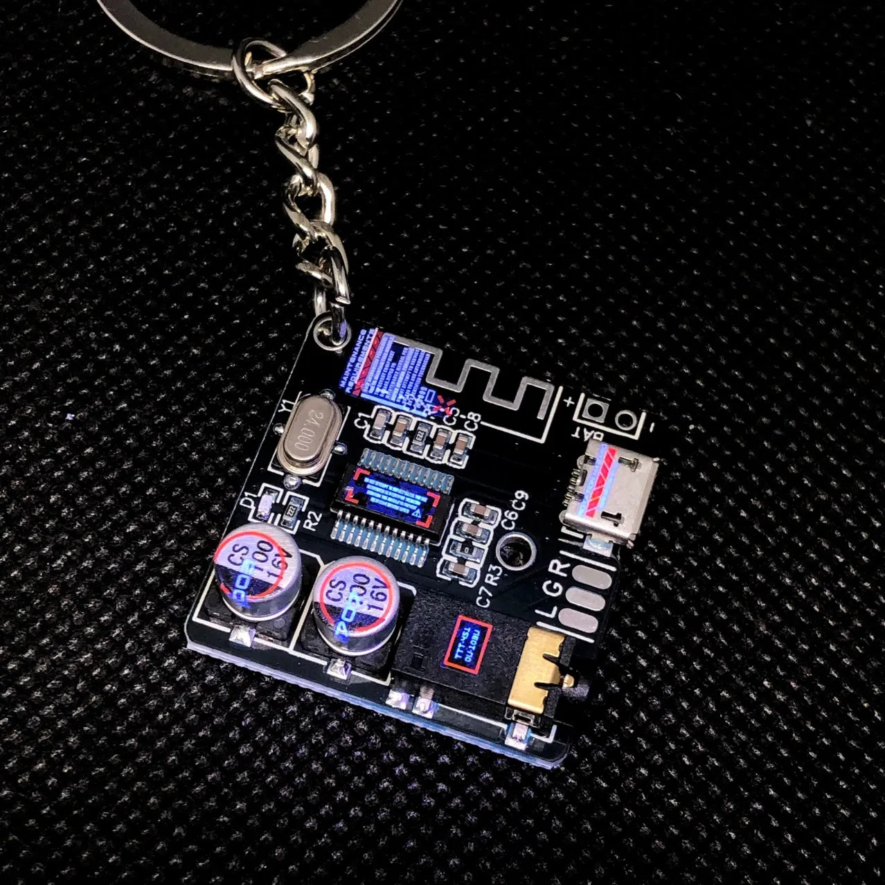 Personalized Cyberpunk Keychain, Big Bang Gift