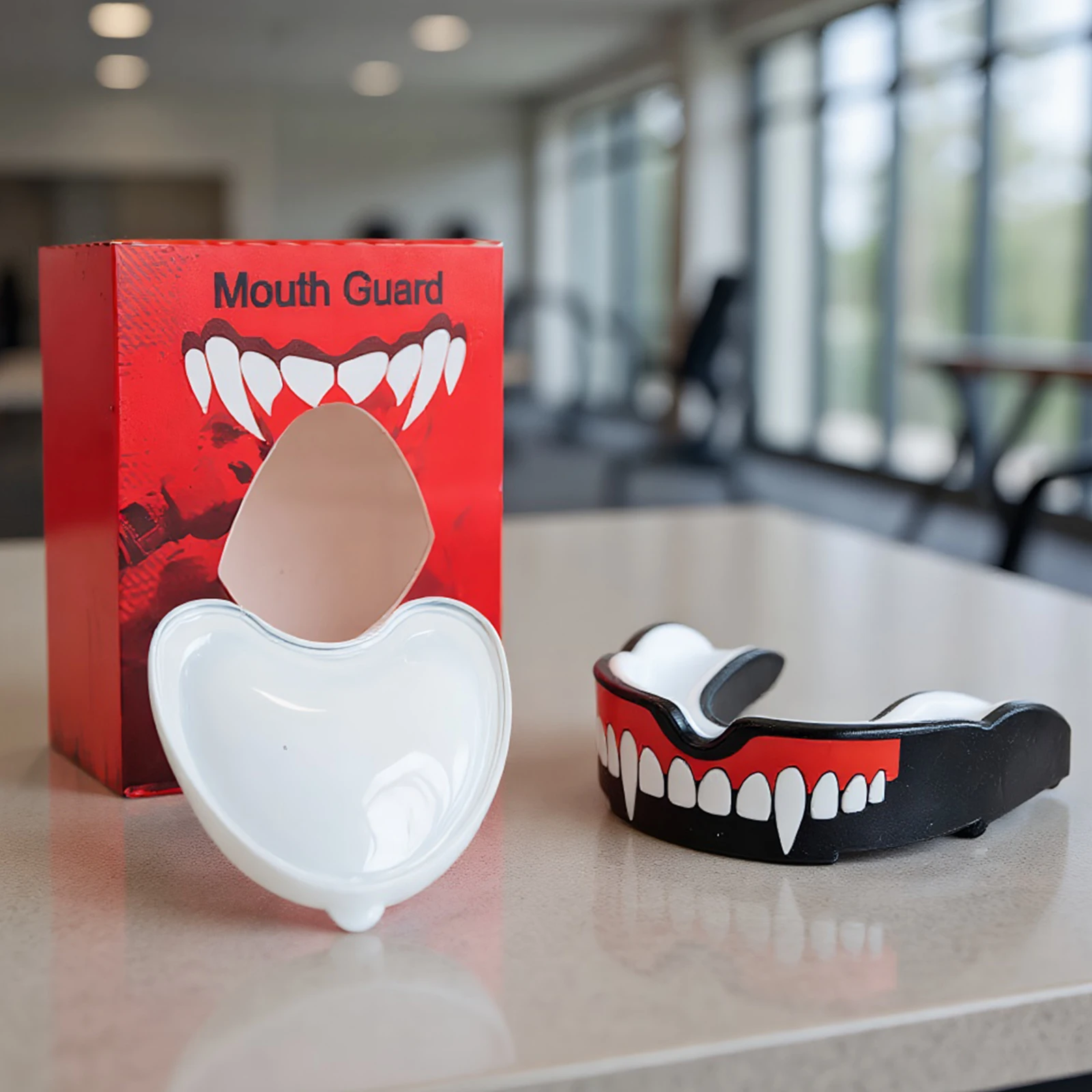 Adult Mouthguard for Football Boxing Lacrosse Hockey Rugby & MMA Sports Mouthguard Case Fits Adults and Kids 12+