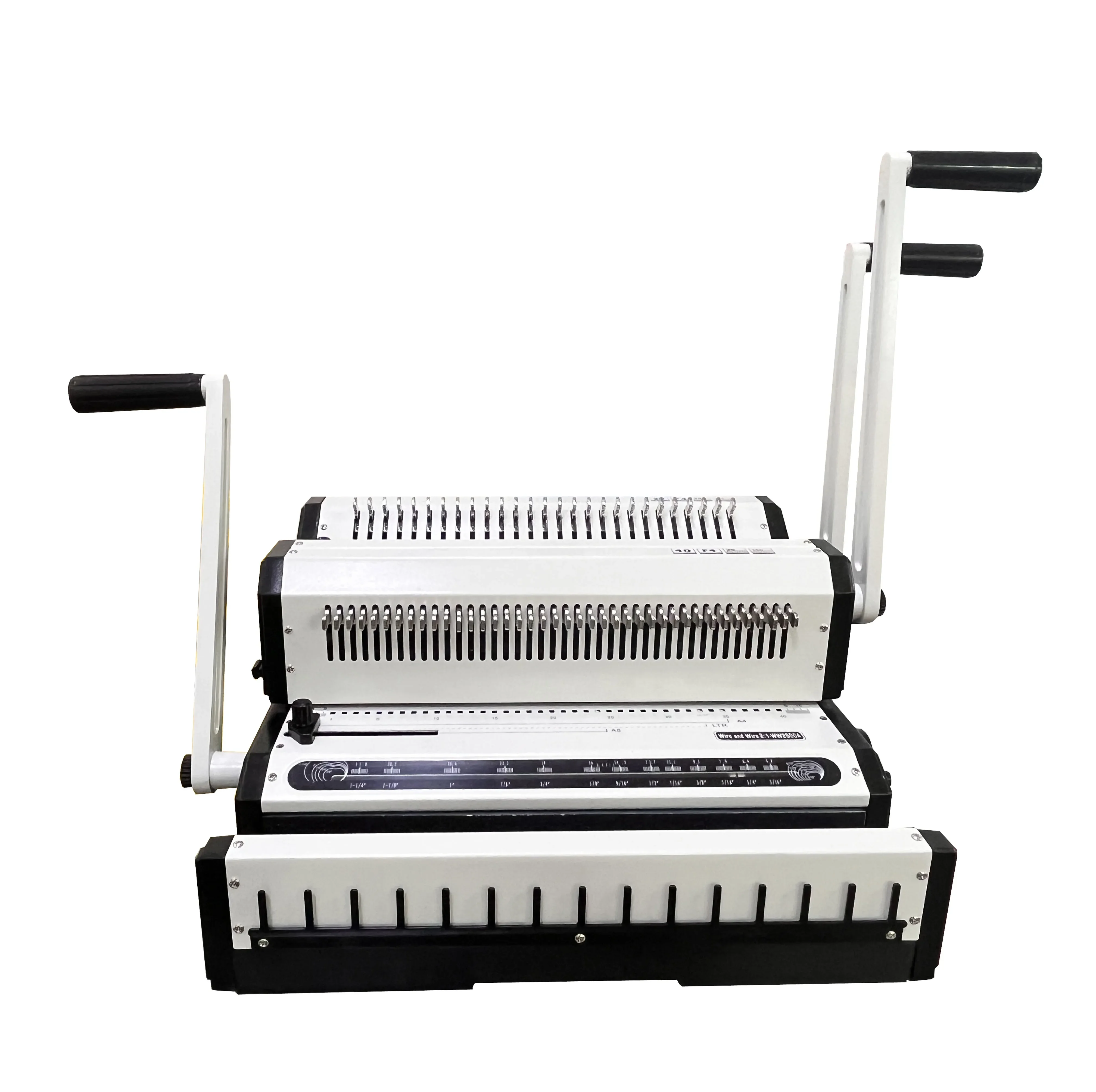 for Book and Calendar Spiral Binding Binding Machine 2:1+3:1 Double Wire Binding Machine Single-pass 25 Pages Punching Suitable