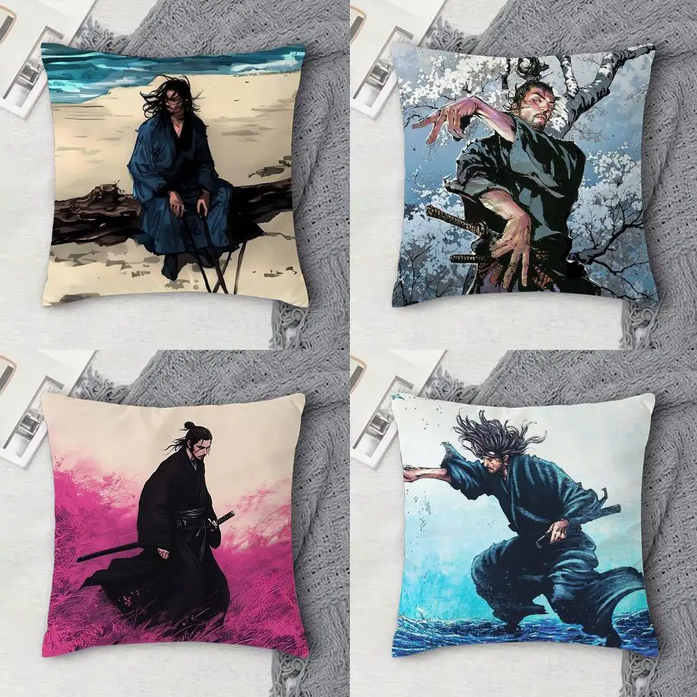 

V-Vagabond Double-sided Printed Square Decorative Cushion Cover for Sofa Living Room Home Decor