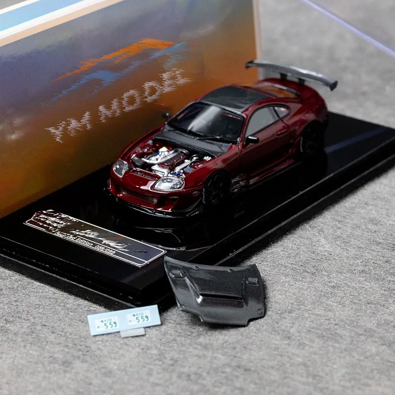 YM Model 1:64 Supra JZA80 A80 Resin Diecast Model Car