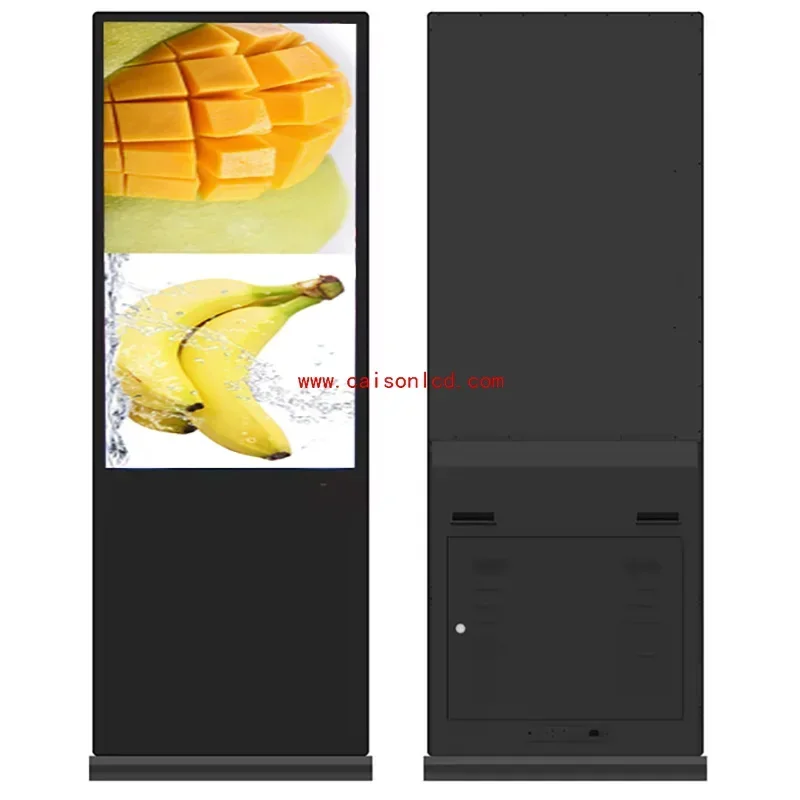 

Smart Kiosk Vertical LCD Advertising Display Interactive Panel Digital Signage Totem Floor 43 inch digital stand Touch Screen