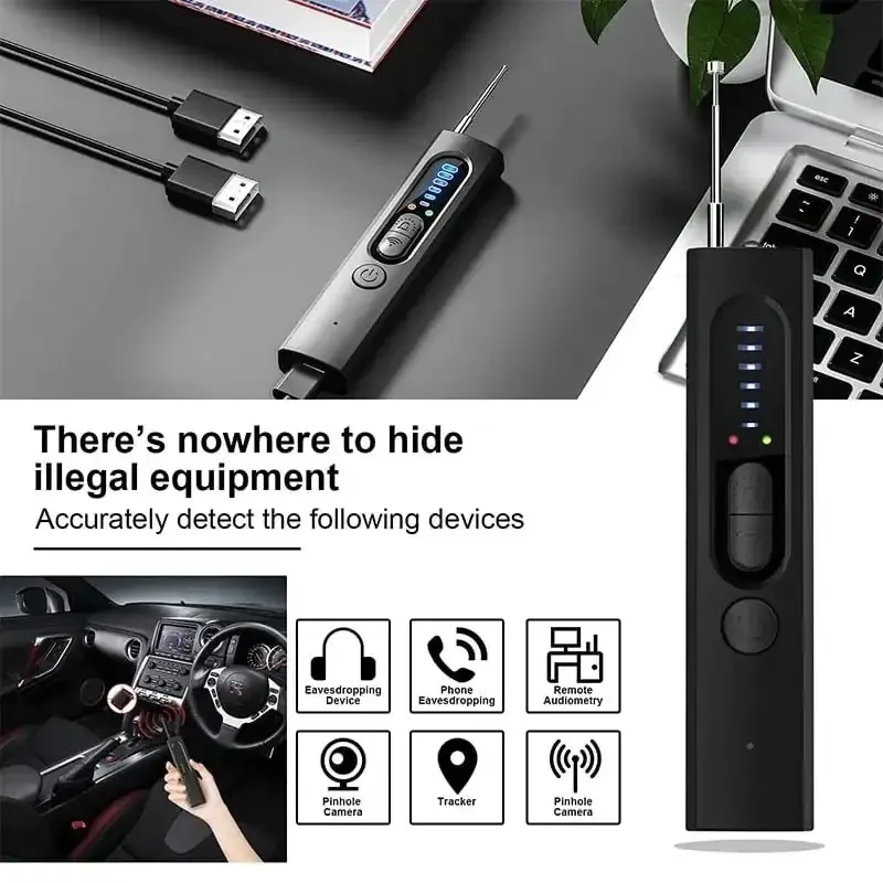 X13 Infrared Camera Detector Anti-Spy Car GPS Tracker Listening Device  Signal Device Scanner Detector GPS Tracker Listening