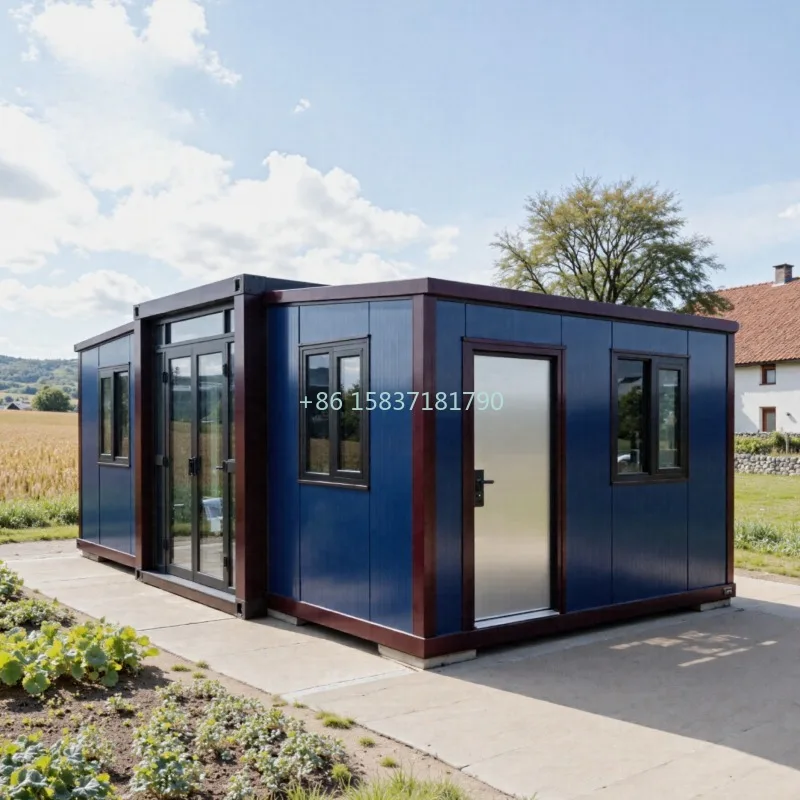Wholesale Container House Luxury Movable Mobile Home Foldable Expandable Home Container Prefab Container House for New Zealand