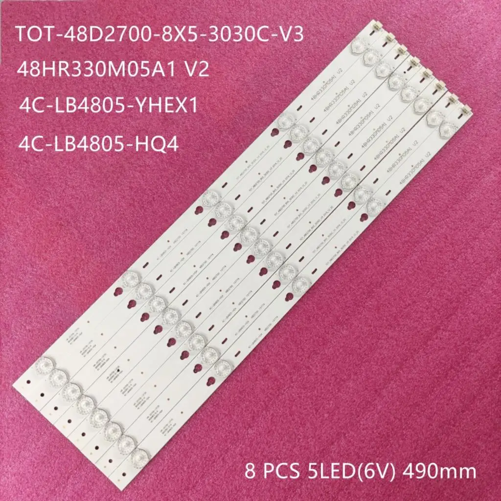 LED Backlight Strip For Kioto 48sm2730 Master 48 Mgs48x RLED-48D2700smt YHF-4C-LB4805-YHEX2 48sm2730 B48A558U B48U828U