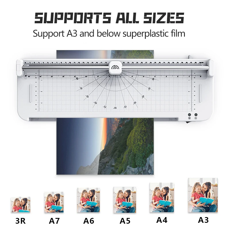 A3 Photo Laminator Paper Film Document Thermal Hot & Cold Laminator Plastificadora Termolaminar Plastifieuse Laminating Machine