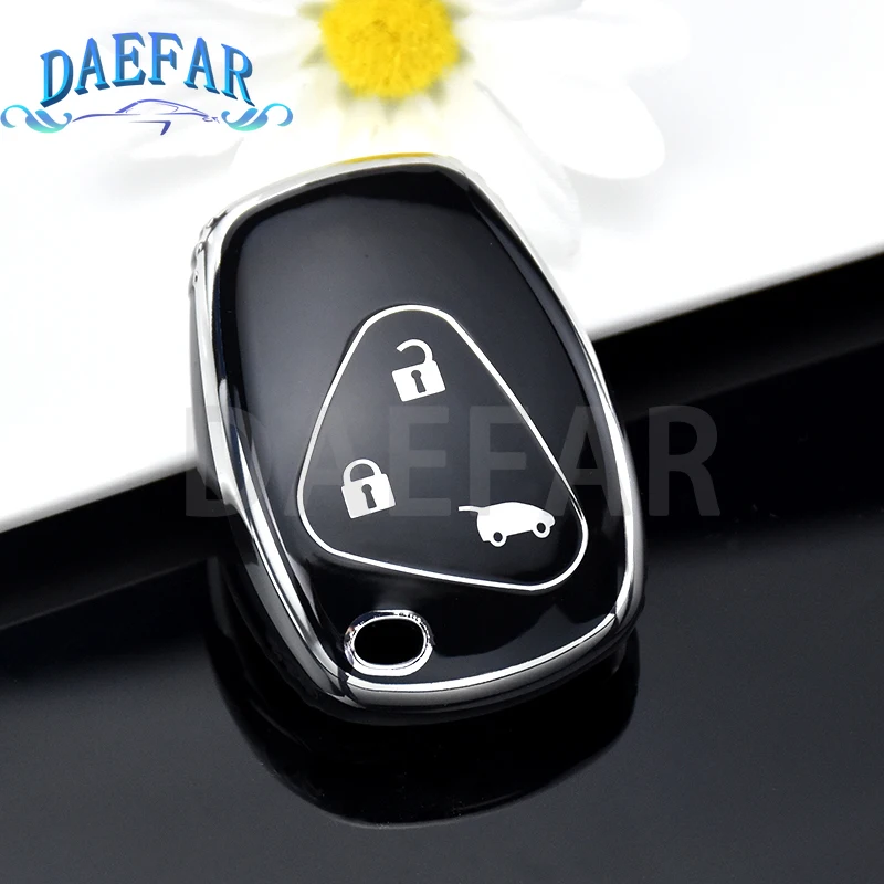 2 3 Button New Tpu Car Key Shell Cover Case Protector for Renault Duster Logan Fluence Clio Vivaro Master Traffic Fob Holder