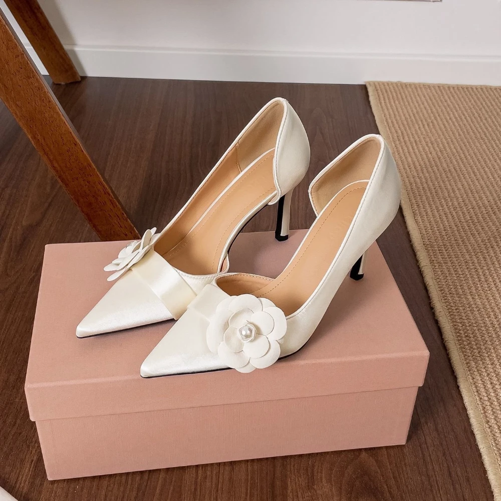 Satijn Puntige Stiletto Pumps - Women Formal Wear Footwear recensie en prijs