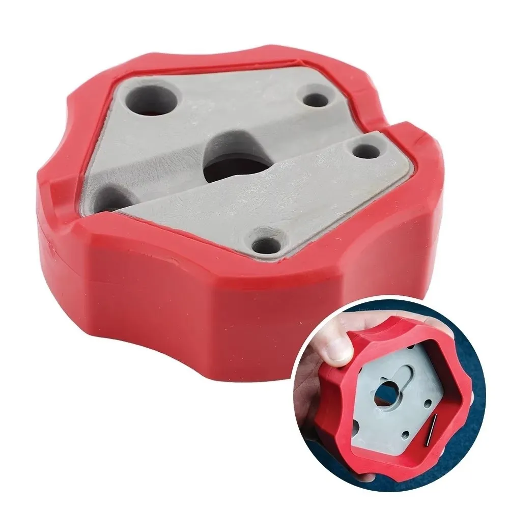 Plastic Bench Block Universal Tools Anti-Slip Base Multi-Hole Surface Universal Bench Block Grooved Center Disassembly Tool