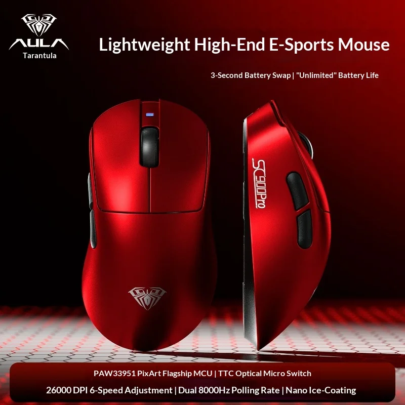 Tarantula SC900 lightweight 8K Bluetooth the third mock examination mouse wireless 3395 E-sports game office desktop notebook