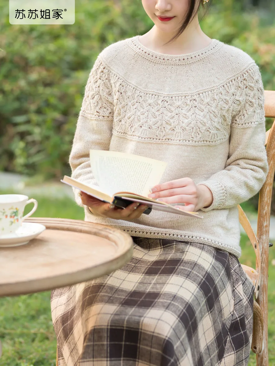 

Набор для ручного вязания: пряжа, материалы для свитера, в комплекте спицы, шерстяные клубки для рукоделия, для одежды, специальное предложение для зимнего сезона