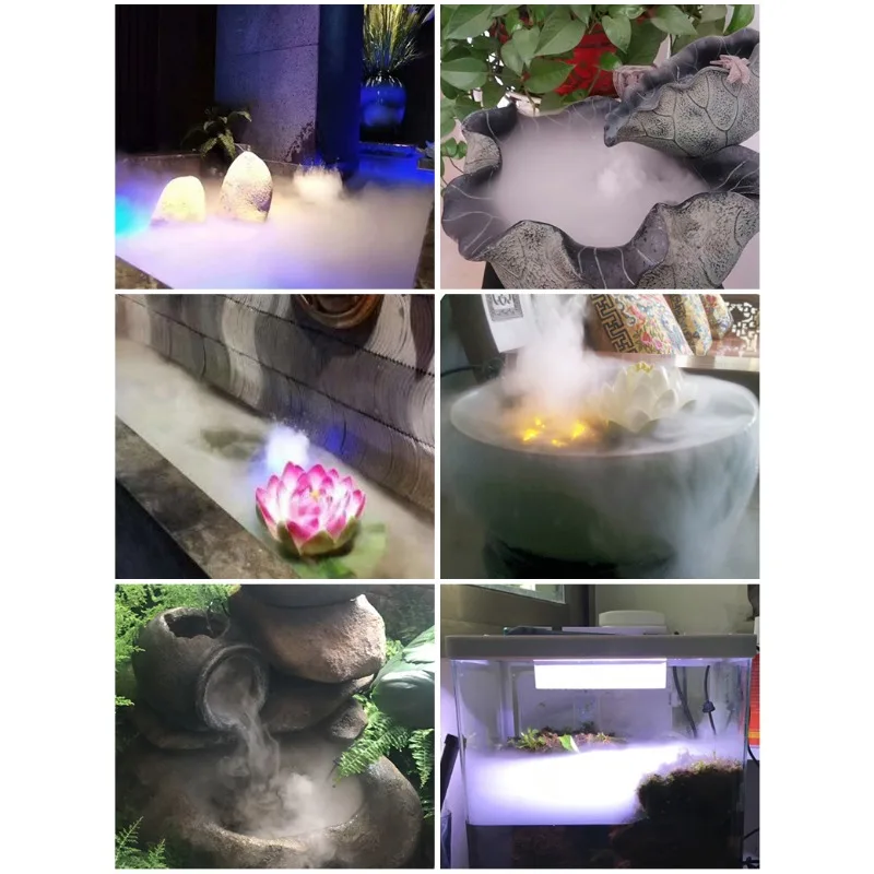 Ultrasonic fish tank mist maker adjustable fog volume landscape bonsai