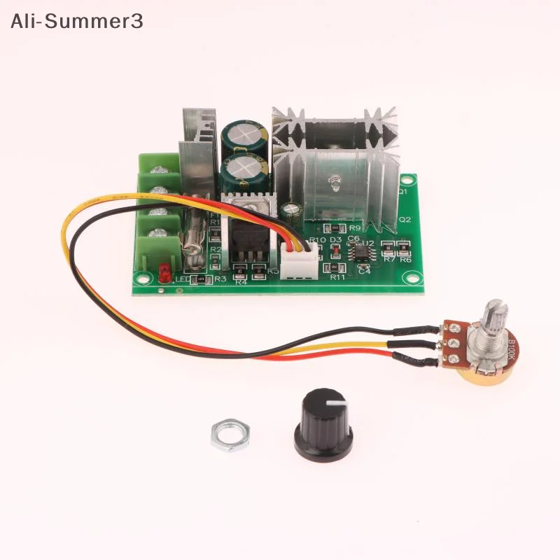 1 Set PWM Motor Speed Controller 20A Current Regulator DC10-60V DC Motor Speed Regulator 12V 24V 36V 48V High Power Drive Module