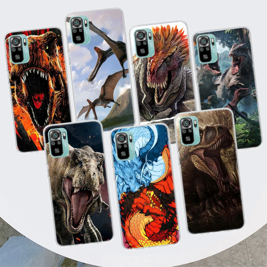 Hot Jurassic Dinosaurs Phone Case For Xiaomi Redmi 12 12C 10 10C 10A 9T 9C 9A 9 8 8A 7 7A 6 6A K20 K30 K40 Pro S2 Fundas Cover