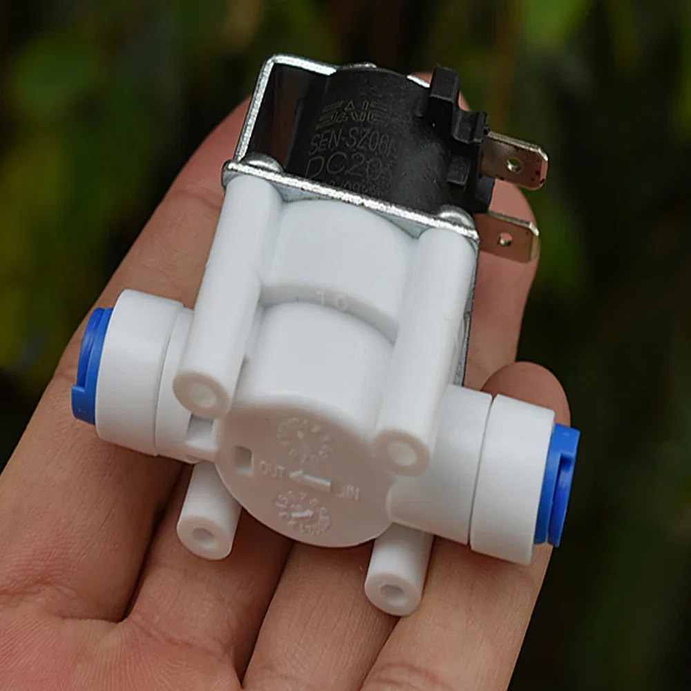 N/C Valve Normally Closed DC 24V Solenoid Valve 2/8 Inches Thread Solenoid Water Valve Electric Control Controller Switch