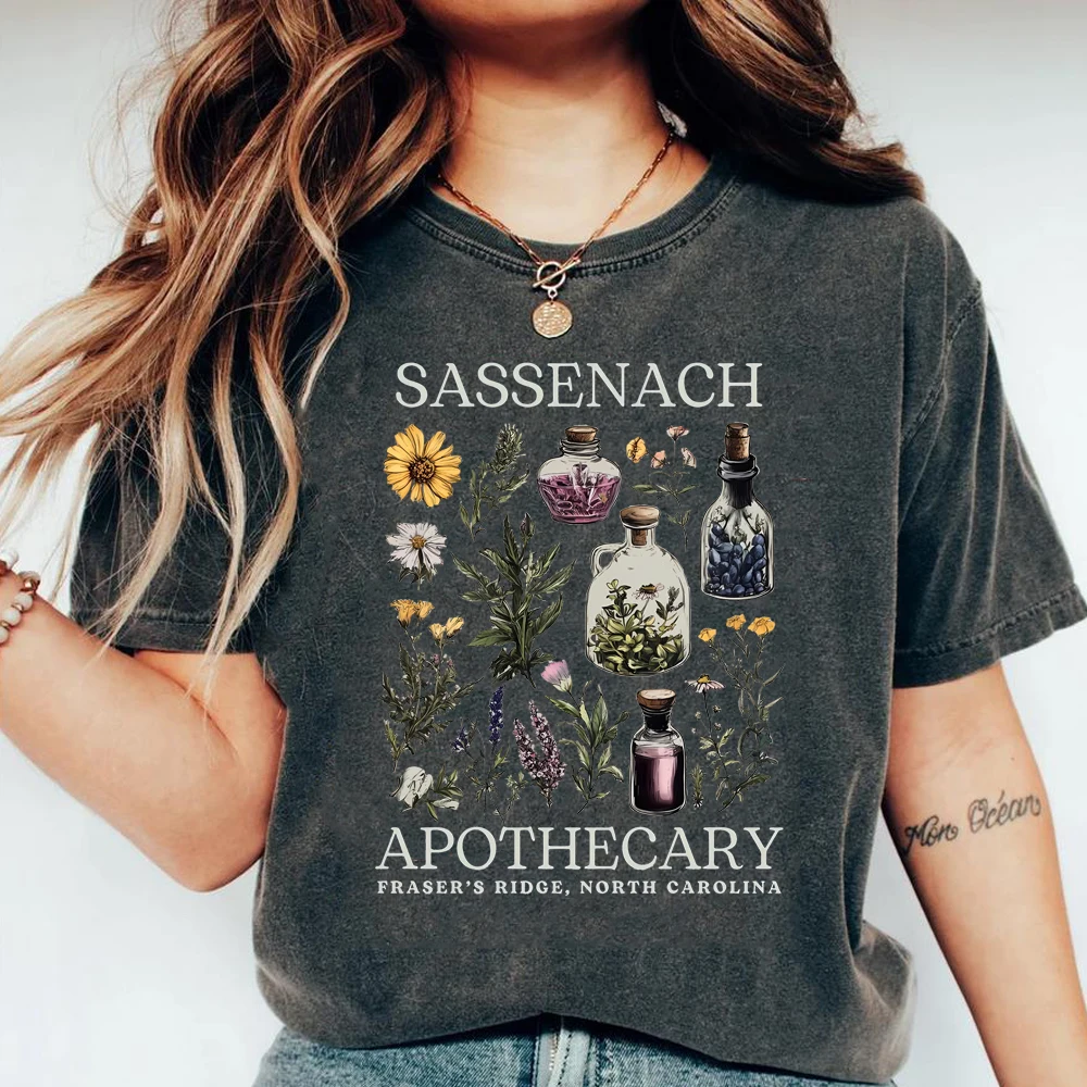 Vintage Sassenach Shirt Outlander Claire Fraser Shirts Fraser Ridge Clan Dinna Fash Tees Outlander Book Series Merch Fans Gifts