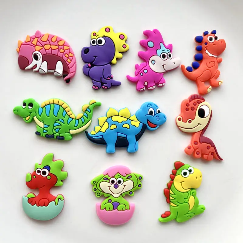 Simpatico cartone animato dinosauro posteriore piatto colla morbida fai da te scrapbook cellulare shell scarpe abbigliamento borsa decorazione