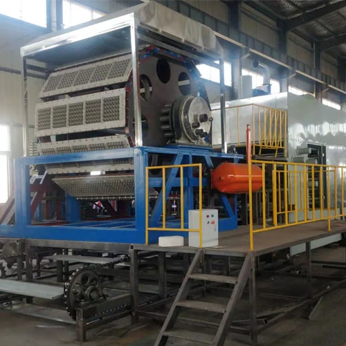 Automatic Egg Tray Production Line Paper Pulp Tray Machine Carton Maker For Mass Egg Packing In Farm And Factory Use