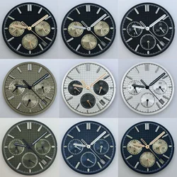 31.5MM Diameter Dial C3 Luminous Dial With Hands for VK63 Movement Watch Accessories Fit VK63 Watch accessories maintenance tool