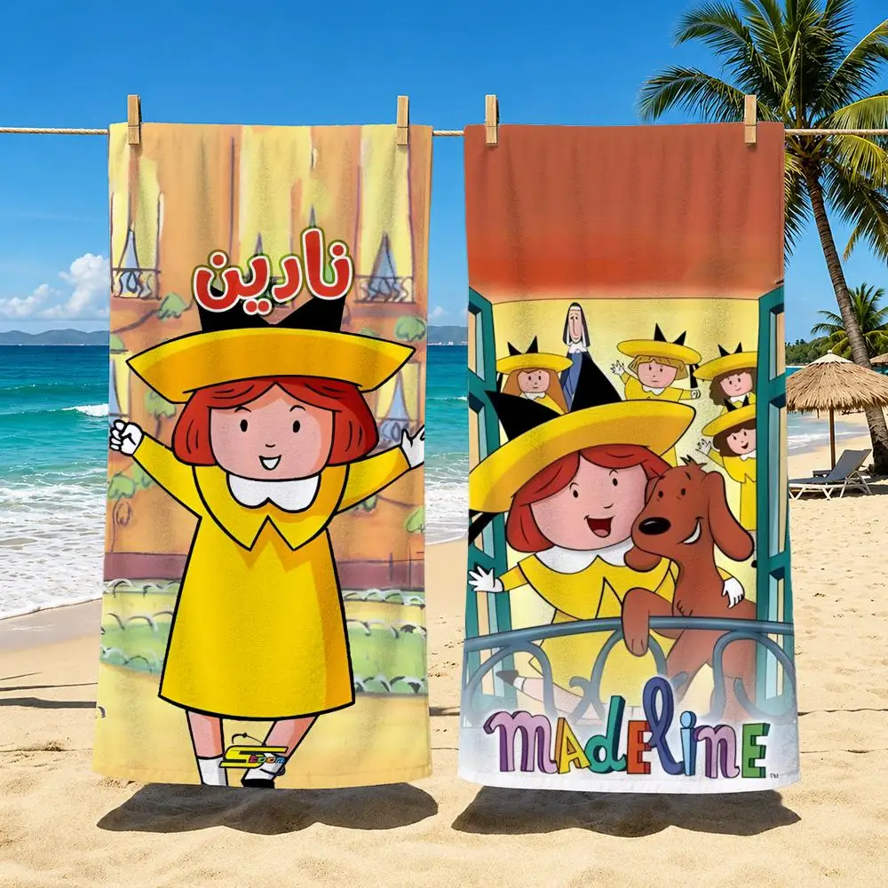 Book Character M-Madeline Towel Towel beach towel, quick drying absorbent bath towel for Swim,Gym,Camping,Outdoor hot