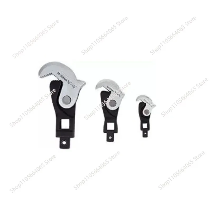 Torque wrench ratchet movable opening steel eagle beak transfer crescent head plug hook