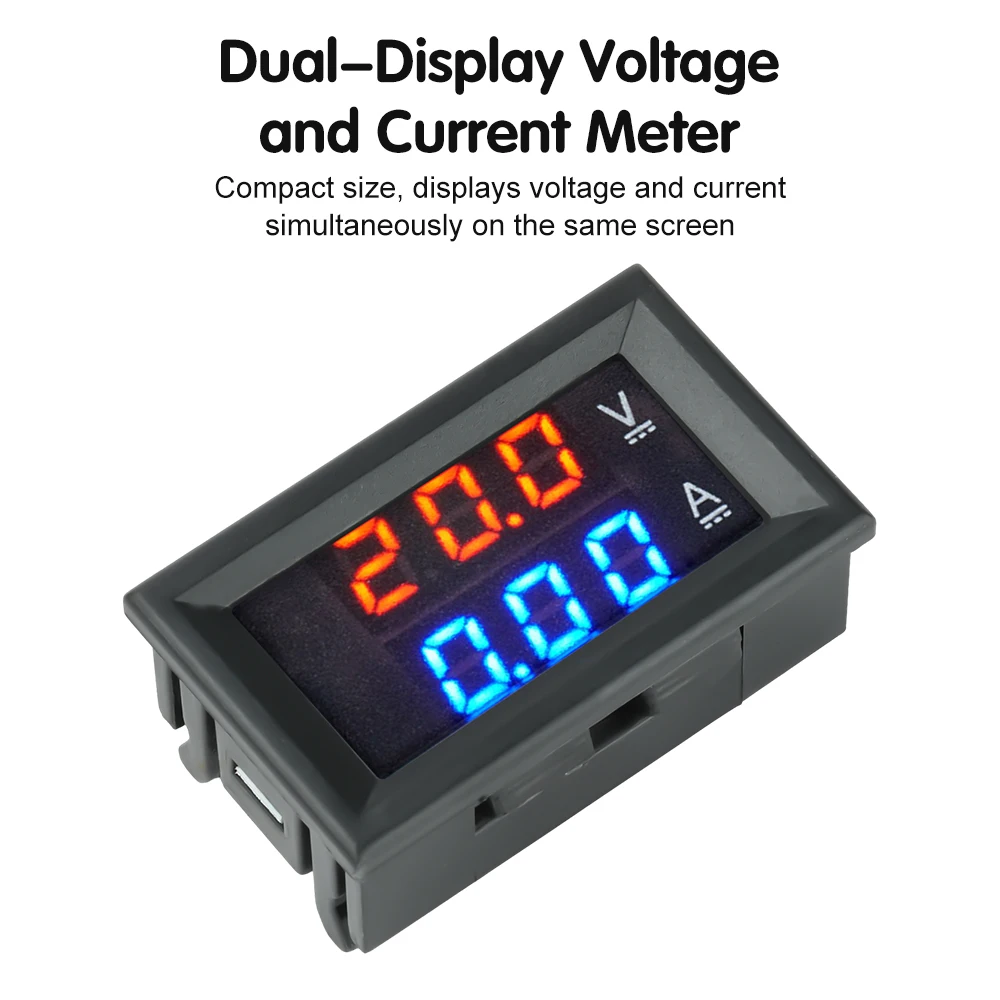 DC 0-300V 10A/50A/100A LED Digital Voltmeter Ammeter Car Motocycle Voltage Current Meter Volt Detector Tester Monitor H28UI5