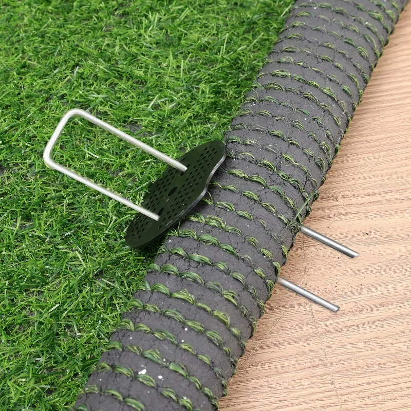 10-100 Stück Kunststoff-Puffer-Unterlegscheiben Gartenklammern Bodenanker für Landschaftsbau Bodenbedeckung Garten Rasen Fixiernägel Gartenwerkzeug – Detail 1