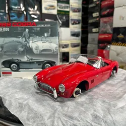 GMP 1:12 Shelby Cobra 289 Red Simulation Limited Edition All Open Alloy Metal Static Car Model Toy Gift