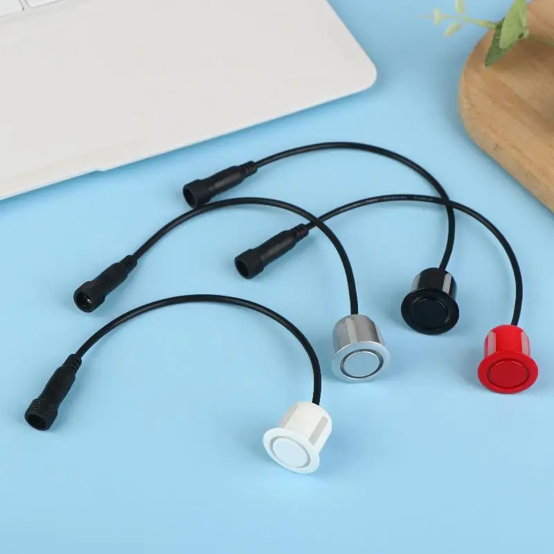 

1 шт., водонепроницаемый датчик заднего хода для парковки, звуковой датчик парковки автомобиля, 18,8 мм, датчик заднего хода, кабель для обновления