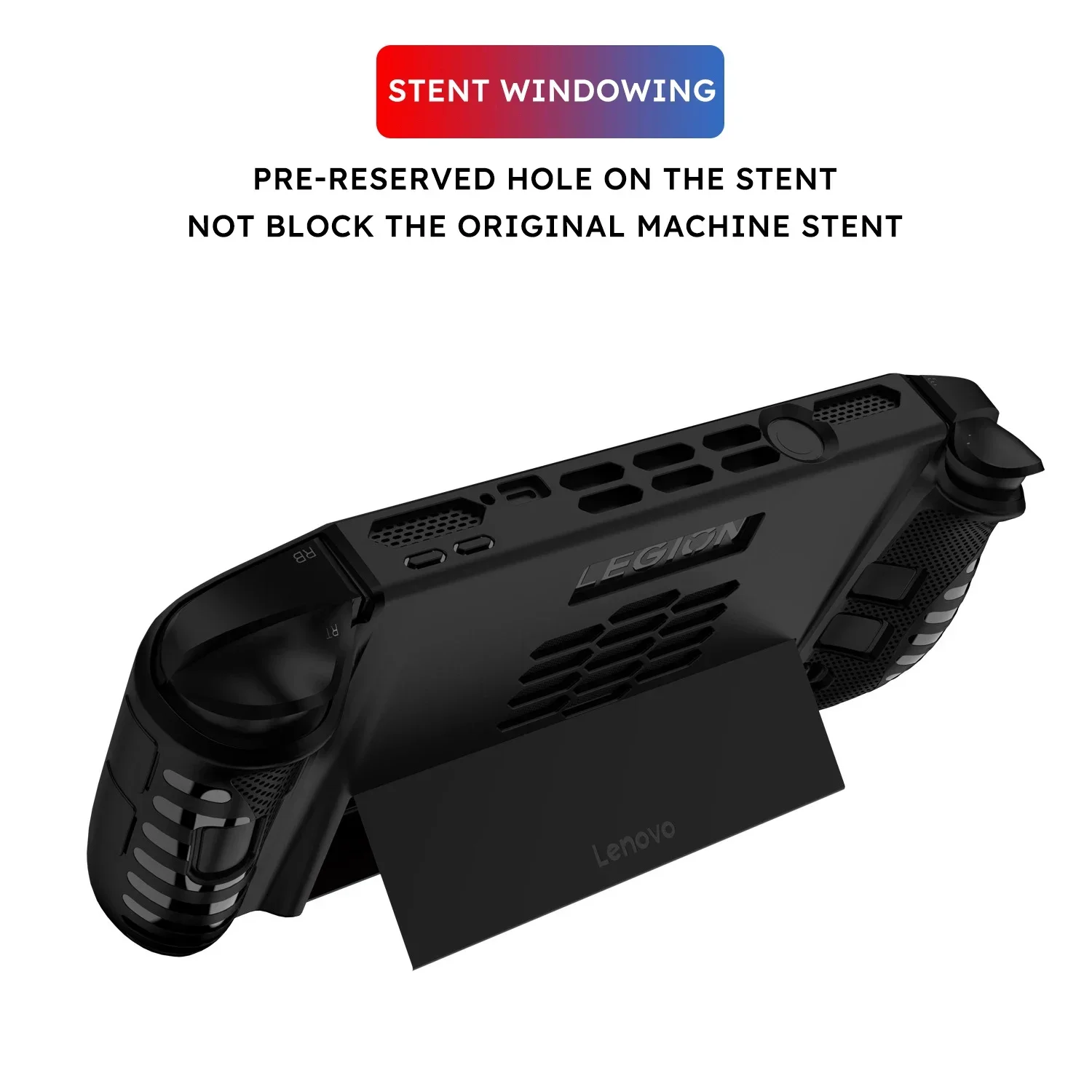 حافظة CoverJoy من مادة TPU لجهاز Legion Go 2 مع نافذة حامل وغطاء ألعاب واقٍ شامل مقاوم للسقوط، #3