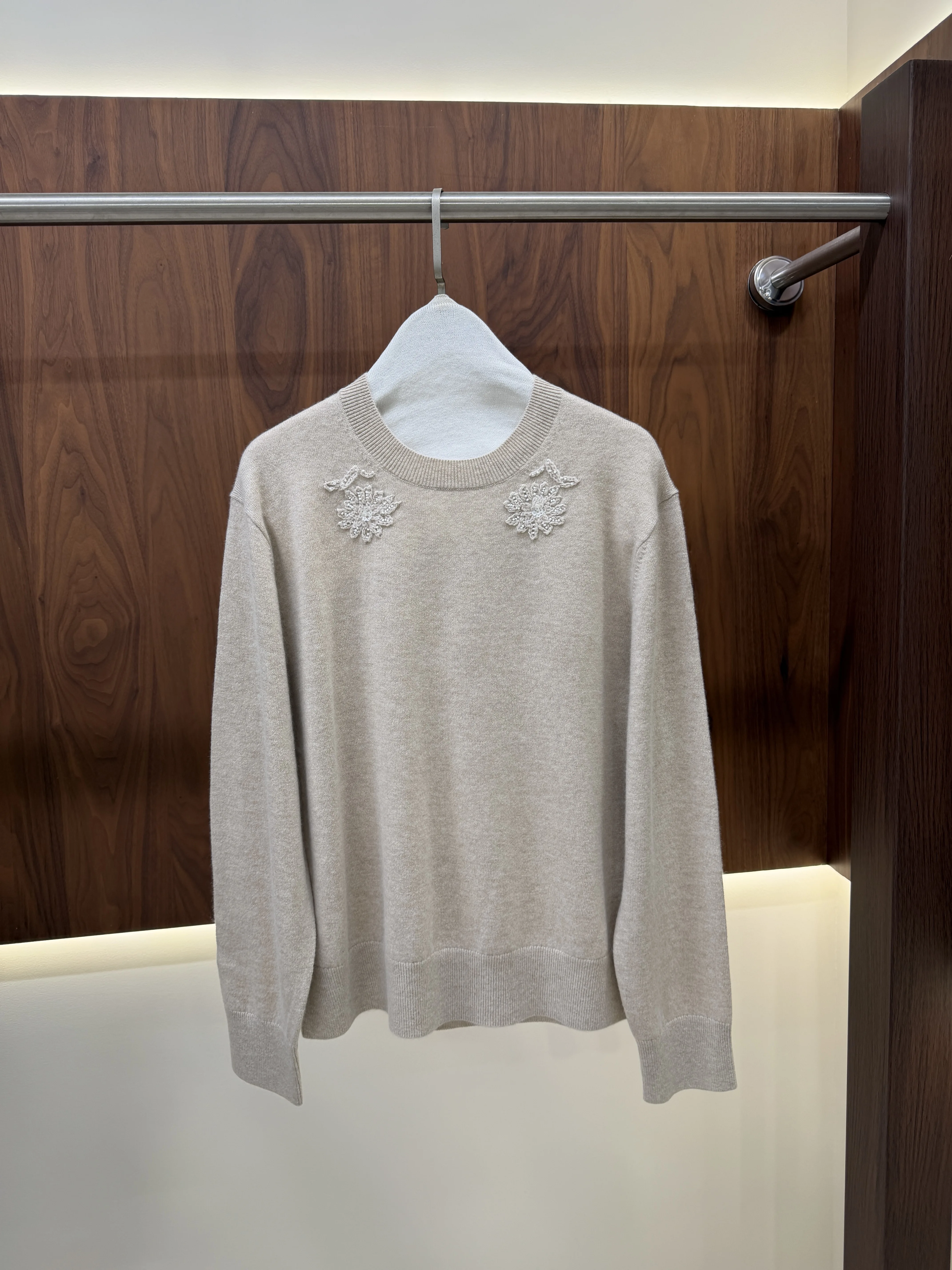 2026Women's Autumn Crew-Neck Wool-Cashmere Knit Top