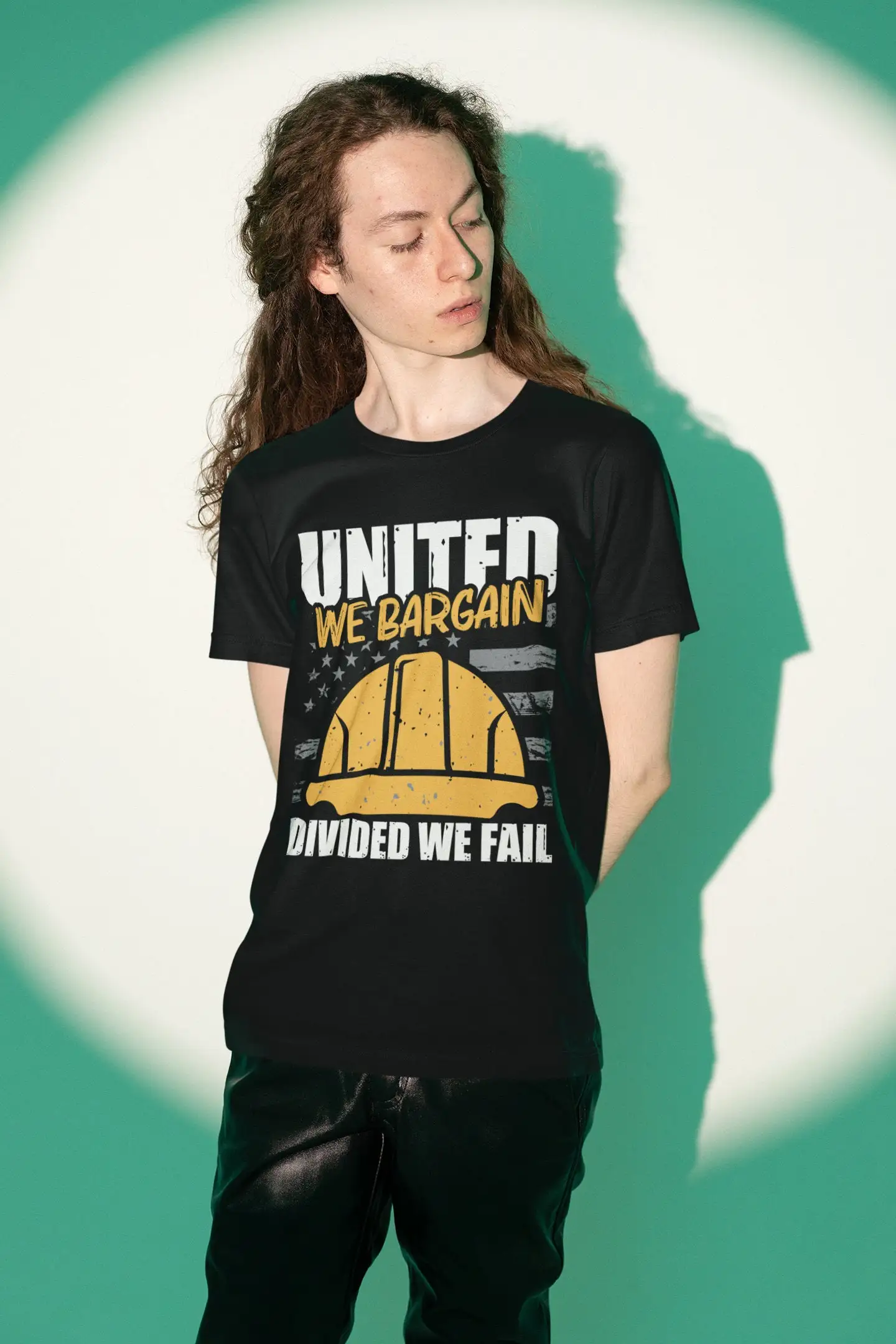 Stand in Solidarity with the Labor Movement United We Bargain Divided Fail T Shirt