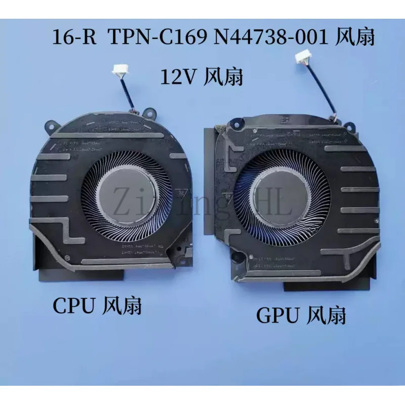 For HP Pavilion VICTUS 9 16-R 16T-R 16-S 16T-S TPN-C169 cooling Fan