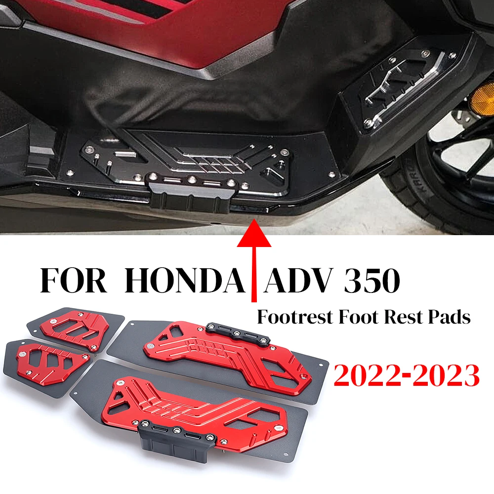 

For HONDA ADV 350 ADV-350 ADV350 2022 2023 New Motorcycle Footrest Foot Rest Pads Pedal Plate Board Pedals FootBoard Accessories