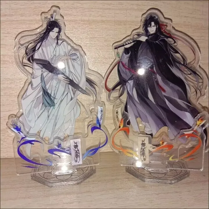 

Периферийные устройства «Mo Dao Zu Shi» Yuehua Qingying Gu Mei «Wei Wuxian LAN Wangji» с двойной вилкой Evil Slaying большое украшение stanza