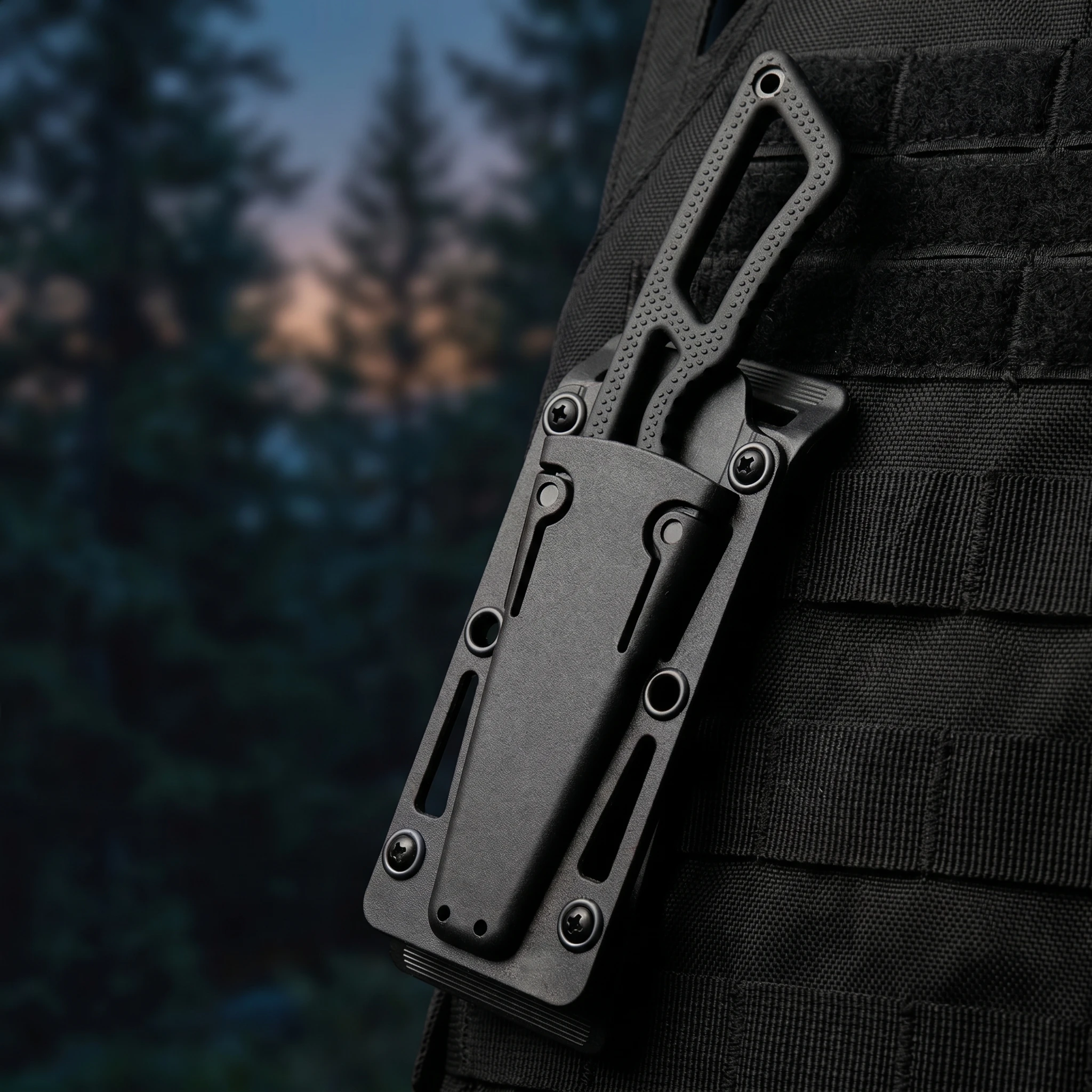 Lightweight portable outdoor knife, sturdy and wear-resistant material, practical cutting tool for daily travel, camping and lei
