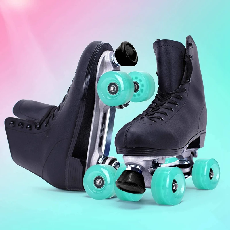 8Pcs 58Mm X 32Mm, 82A Outdoor/Indoor Quad Roller Skate Wielen, pu Wielen Vervangingen Dubbele Rij Roller Schaatsen Accessoires