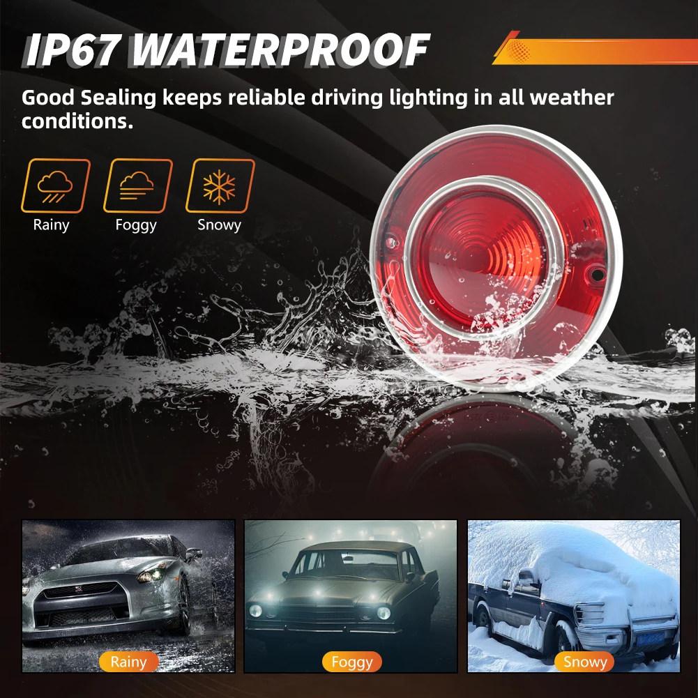 4 pz/set luci freno posteriori e lampade di backup adatte per Chevrolet Corvette C3 1975 1976 1977 1978 1979 senza lampadina/presa